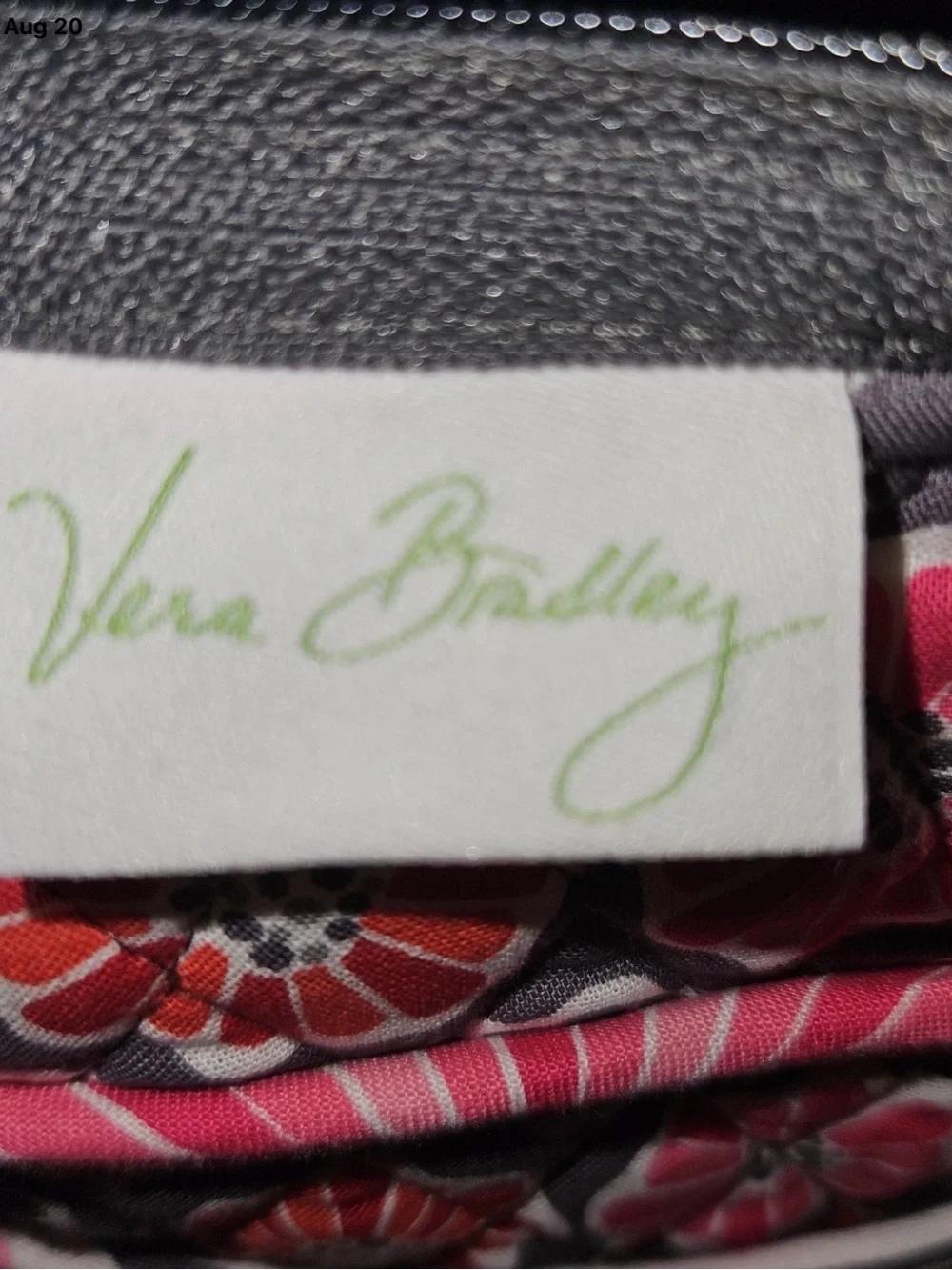 Vera Bradley Zinnia Floral Crossbody Bag in Pink and Red